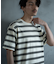 ジャガードボーダーTシャツ