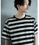 ジャガードボーダーTシャツ