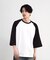 古着風ウォッシュ加工ラグランTシャツ