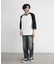 古着風ウォッシュ加工ラグランTシャツ