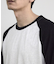 古着風ウォッシュ加工ラグランTシャツ