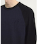 古着風ウォッシュ加工ラグランTシャツ