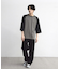 古着風ウォッシュ加工ラグランTシャツ