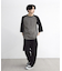古着風ウォッシュ加工ラグランTシャツ