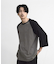 古着風ウォッシュ加工ラグランTシャツ