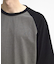 古着風ウォッシュ加工ラグランTシャツ