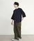 古着風ウォッシュ加工ラグランTシャツ