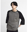 古着風ウォッシュ加工ラグランTシャツ