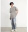 ダメージ加工ボーダーTシャツ