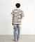 ダメージ加工ボーダーTシャツ