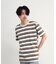 ダメージ加工ボーダーTシャツ