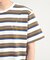 ダメージ加工ボーダーTシャツ