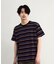 ダメージ加工ボーダーTシャツ