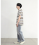 ダメージ加工ボーダーTシャツ