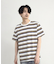 ダメージ加工ボーダーTシャツ