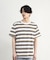 ダメージ加工ボーダーTシャツ