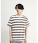 ダメージ加工ボーダーTシャツ