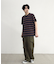 ダメージ加工ボーダーTシャツ