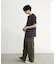 ダメージ加工ボーダーTシャツ