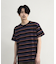 ダメージ加工ボーダーTシャツ