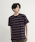 ダメージ加工ボーダーTシャツ