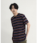 ダメージ加工ボーダーTシャツ