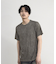 ストライプジャガード杢Tシャツ