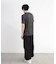 ストライプジャガード杢Tシャツ