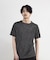 ストライプジャガード杢Tシャツ