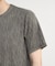 ストライプジャガード杢Tシャツ