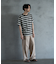 リネン混ツータックワイドスラックス
