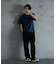 リネン混ツータックワイドスラックス