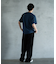 リネン混ツータックワイドスラックス