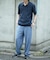 *WEB限定 ルーズフィットジャガードスキッパーポロ