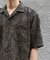 ジャガードオープンカラーシャツ