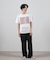 ダメージ加工ロゴプリントTシャツ