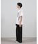 ダメージ加工ロゴプリントTシャツ