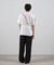 ダメージ加工ロゴプリントTシャツ