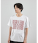 ダメージ加工ロゴプリントTシャツ