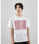 ダメージ加工ロゴプリントTシャツ