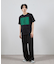ダメージ加工ロゴプリントTシャツ