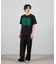 ダメージ加工ロゴプリントTシャツ