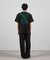 ダメージ加工ロゴプリントTシャツ