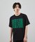 ダメージ加工ロゴプリントTシャツ