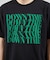 ダメージ加工ロゴプリントTシャツ