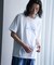 カットオフロゴプリント刺?Ｔシャツ