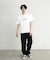 カットオフロゴプリント刺?Ｔシャツ