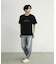 カットオフロゴプリント刺?Ｔシャツ