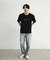 カットオフロゴプリント刺?Ｔシャツ