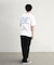 カットオフロゴプリント刺?Ｔシャツ